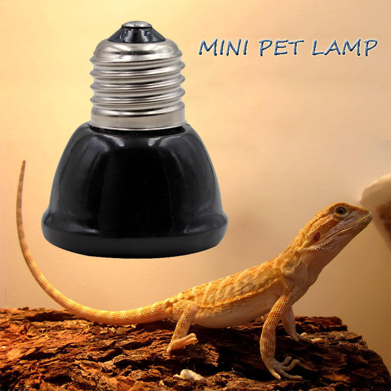 Ceramic Heat Emitter - Đen Mini Thú Cưng Đèn Sưởi