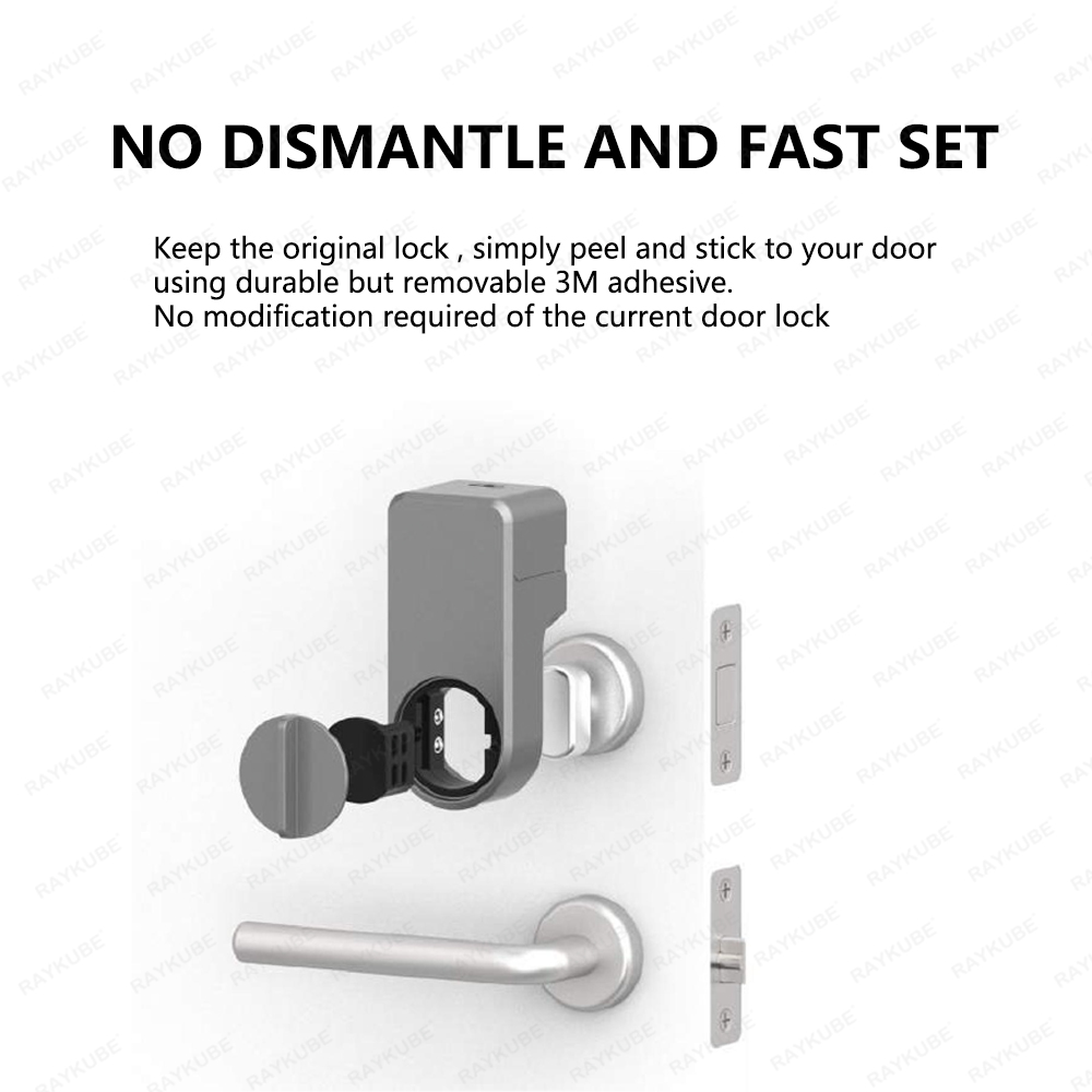 RAYKUBE A1 Pro Tuya BEL Smart  - đánh giá và giá Glass Door Hinge