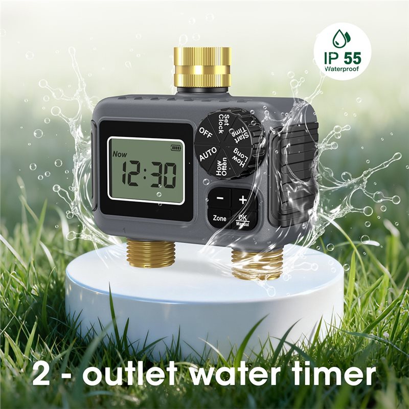 AY14 -Dual Outlets Automatic I - đánh giá và giá Timer Dual Outlet