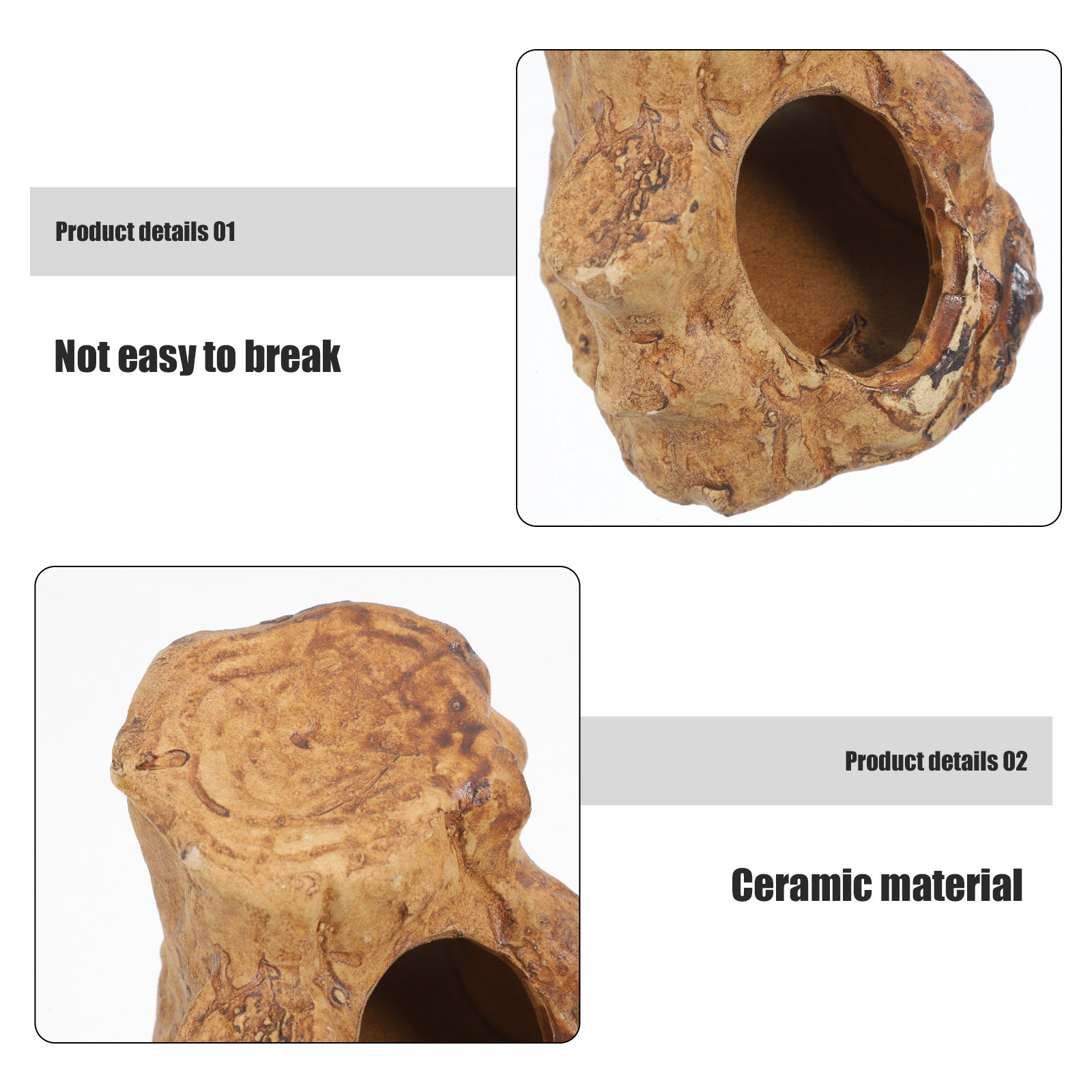 Premium Ceramic Aquarium Caves - đánh giá và giá Hide Cave Ceramic