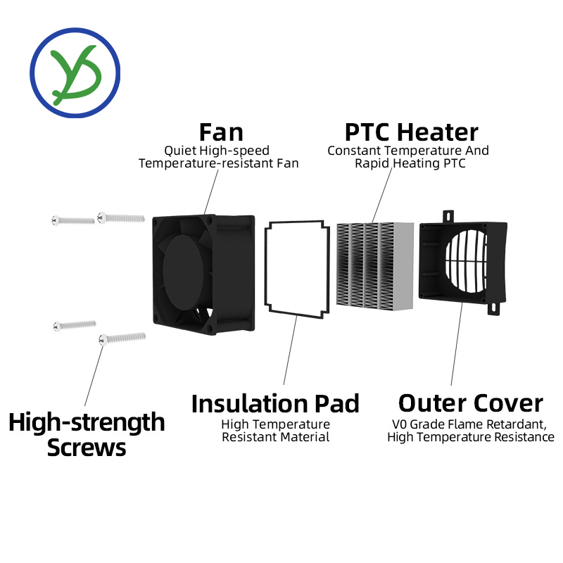 Insulated PTC Heater 12V~220V  - đánh giá và giá Ceramic Heat Emitter