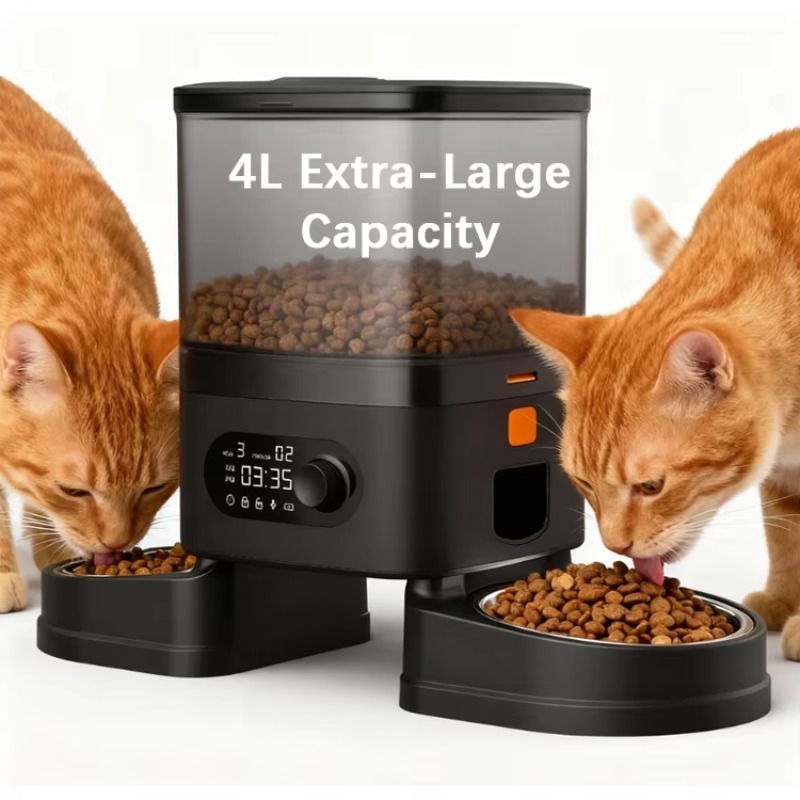 Automatic Pet Feeder Smart Cat - đánh giá và giá Timer Dual Outlet