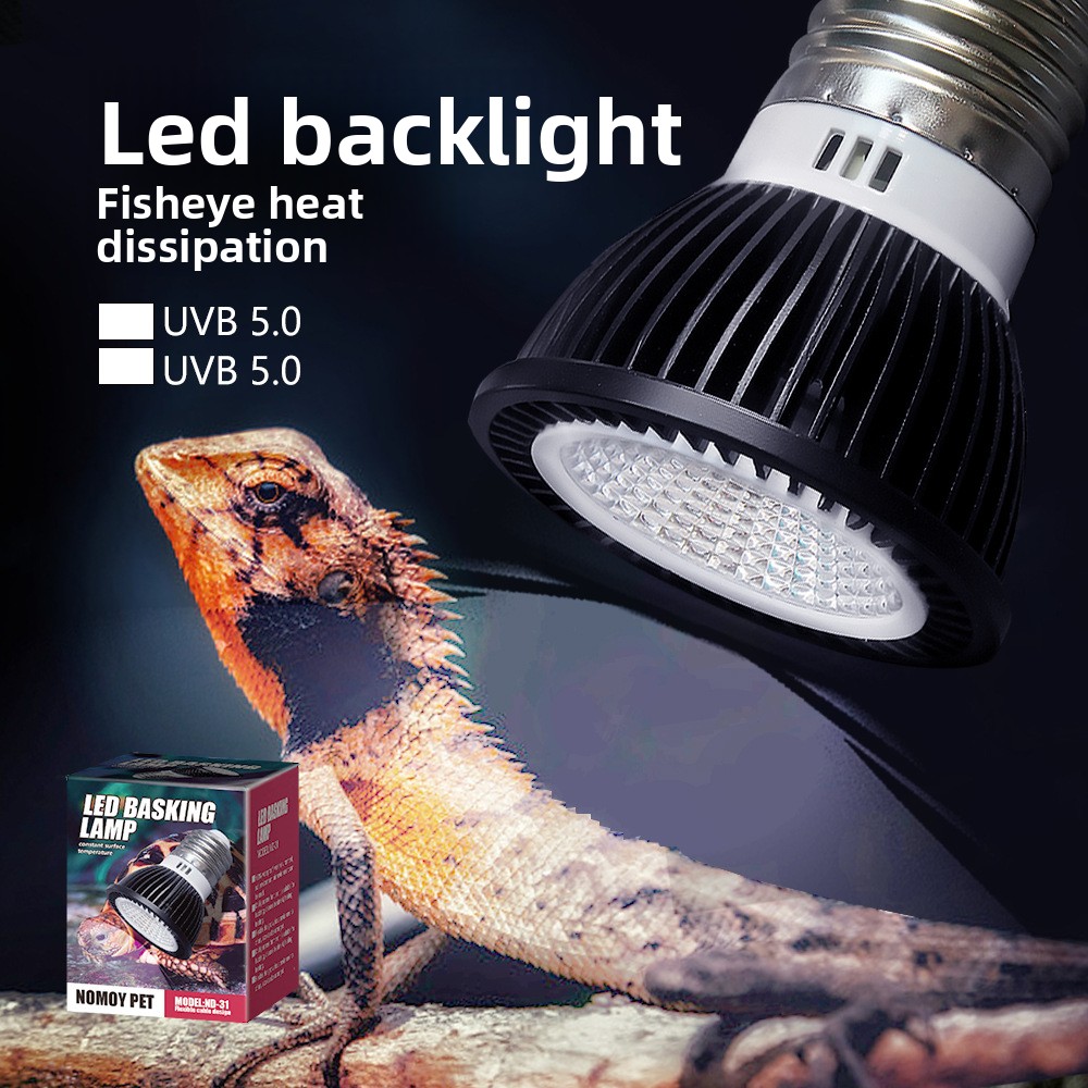 NOMOY Reptile UVB LED Basking  - đánh giá và giá Vitamin D3 Reptile