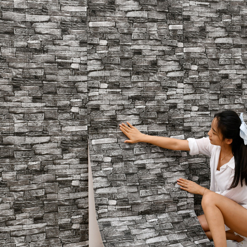 70cm*1m  3D Brick Pattern Wall - đánh giá và giá Pvc Panel Background