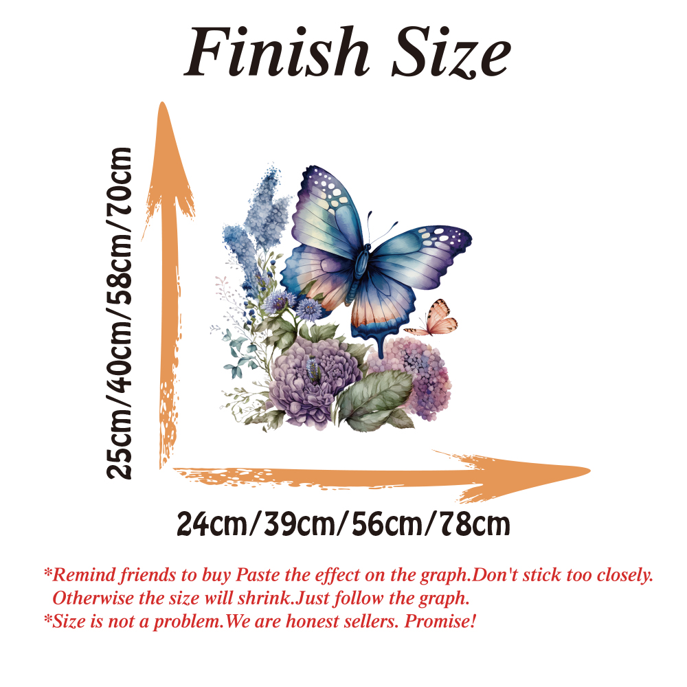 Watercolor Butterfly Flower Wa - đánh giá và giá Pvc Panel Background