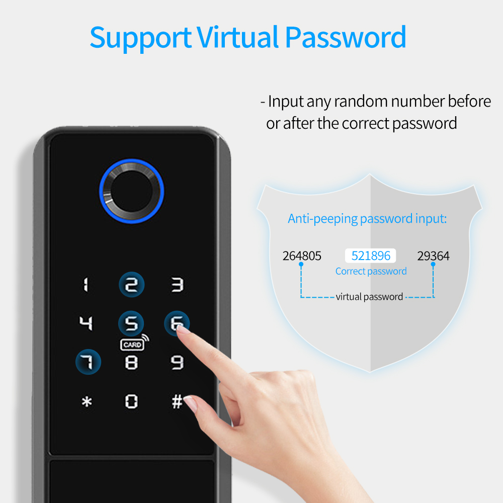 IP65 Waterproof TTLock Fingerp - đánh giá và giá Glass Door Hinge