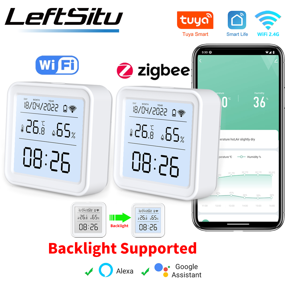 Tuya Zigbee WiFi Temperature H - đánh giá và giá Digital Hygrometer Probe