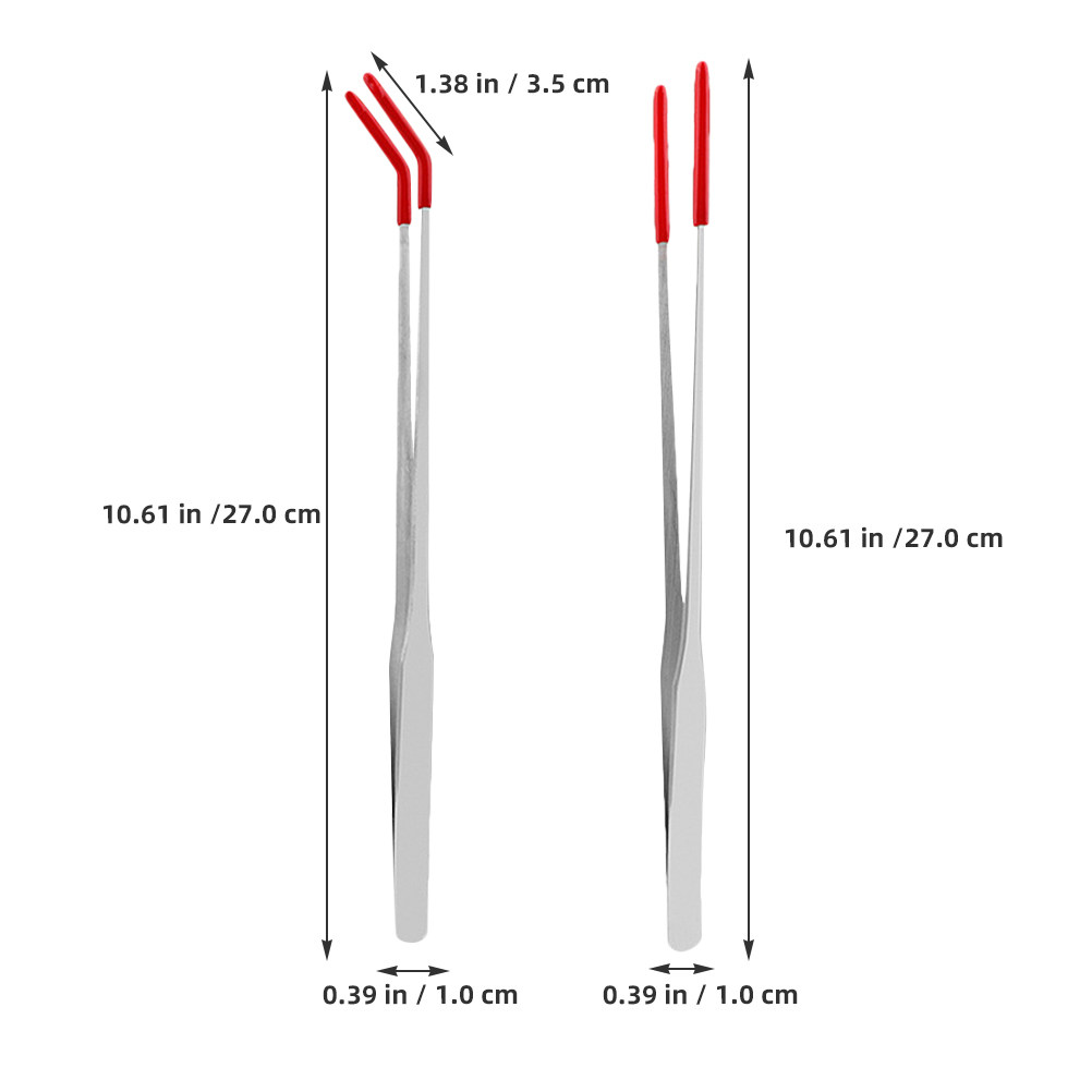 2Pcs Stainless Steel Reptile F - đánh giá và giá Feeding Tong Stainless