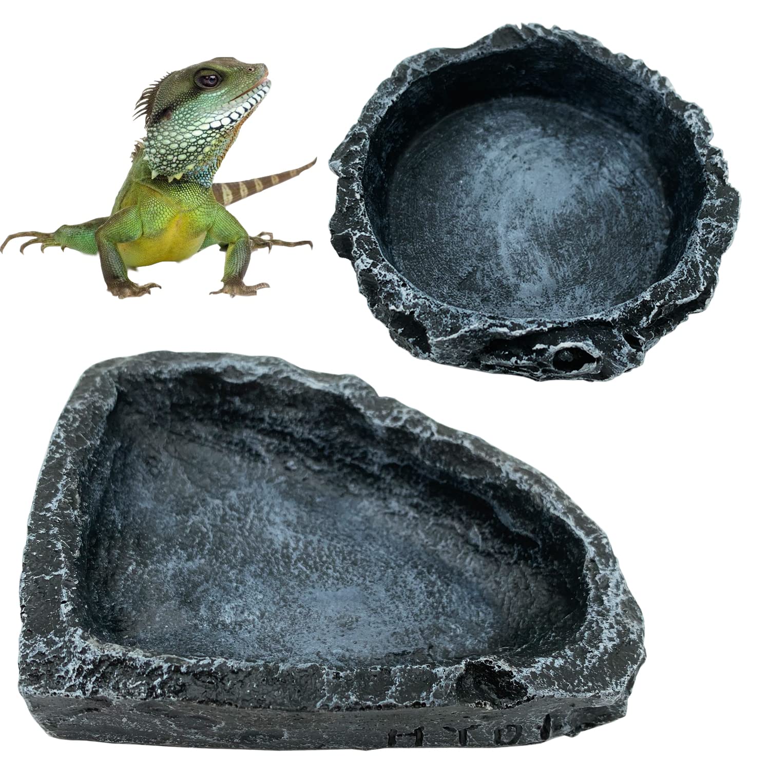 1/2 Pack Reptile Feeding Dish  - đánh giá và giá Water Dish Reptile