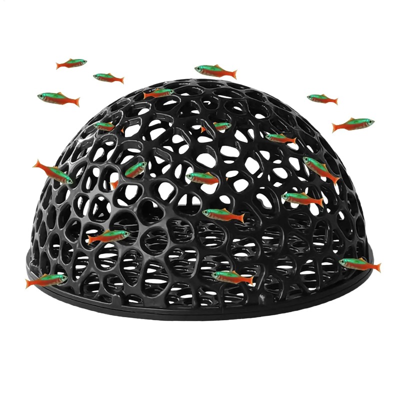 Mini Porous Ceramic Shrimp Cav - đánh giá và giá Hide Cave Ceramic