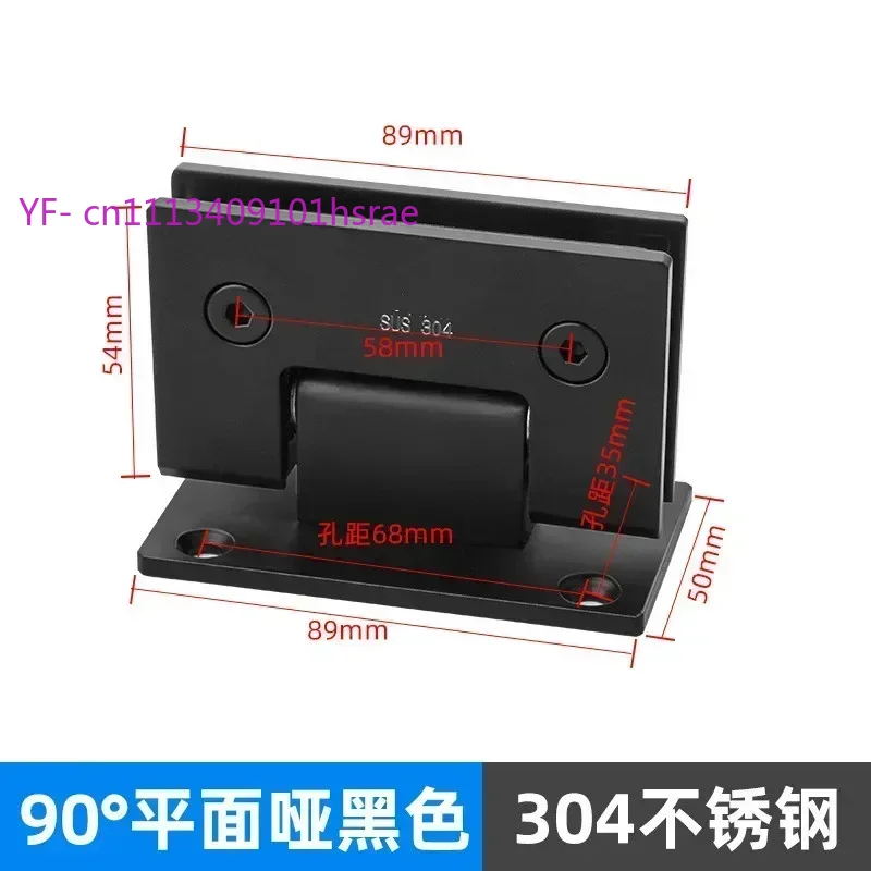 304 Stainless Steel Frameless  - đánh giá và giá Glass Door Hinge