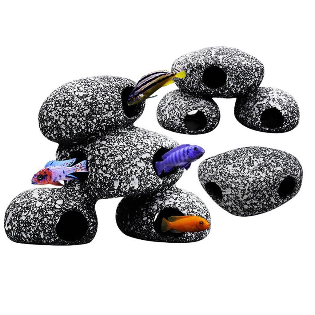 Aquarium Cave Fish Tank Hide O - đánh giá và giá Hide Cave Ceramic