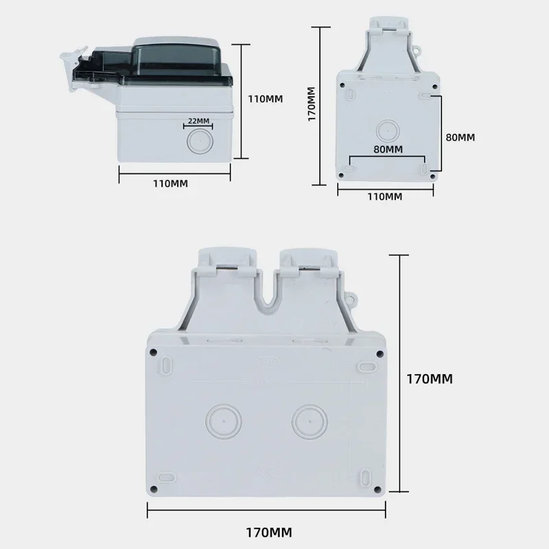 Tuya Waterproof Electrical Wal - đánh giá và giá Timer Dual Outlet