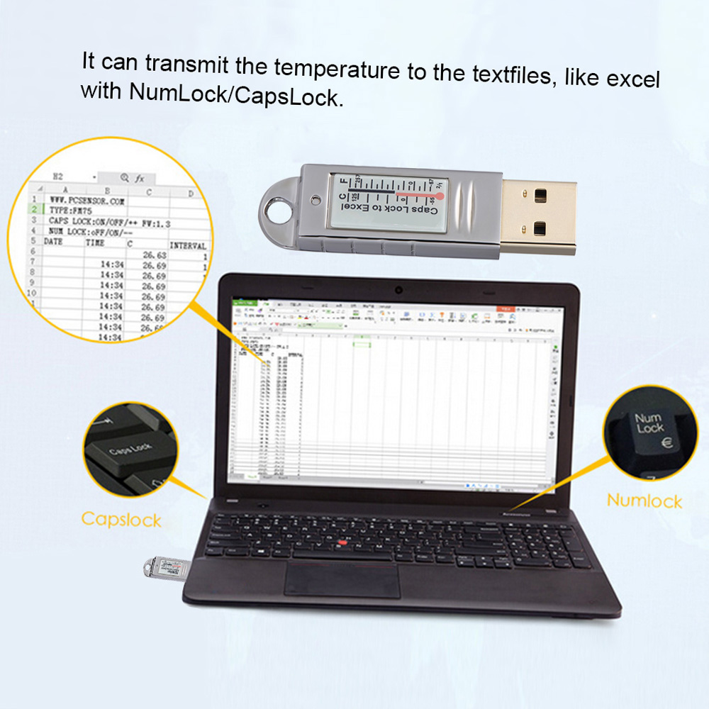 PCsensor USB Thermometer Hygro - đánh giá và giá Digital Hygrometer Probe