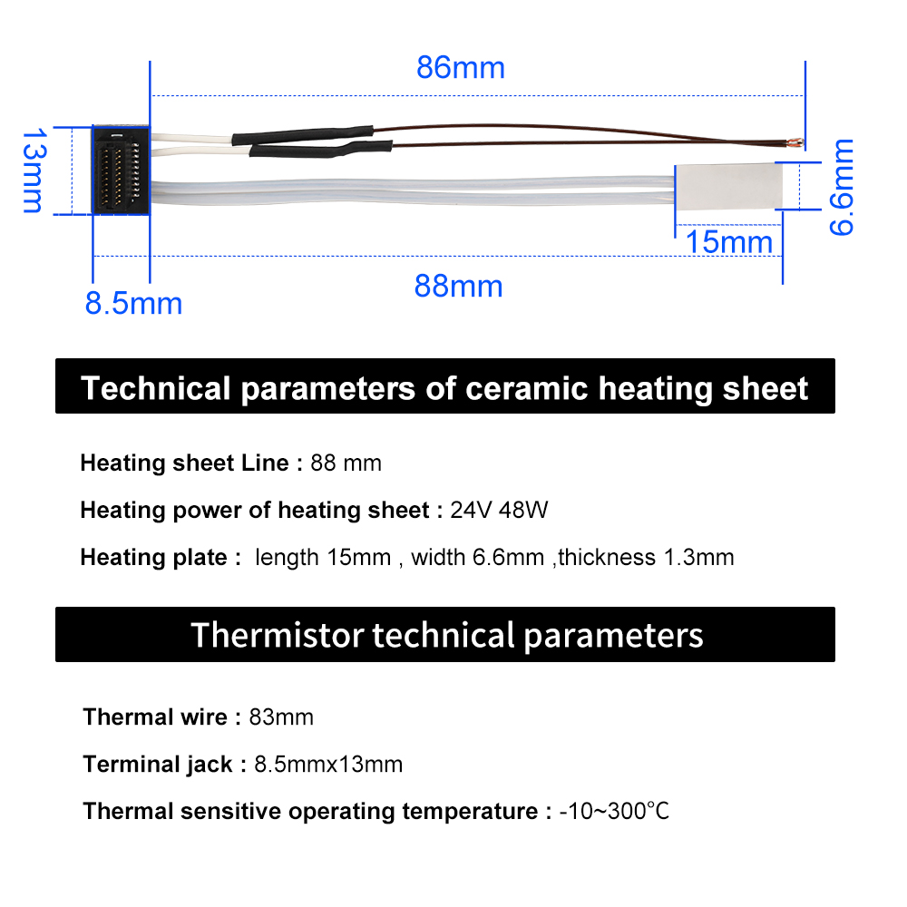 For Bambu Lab Hotend V2.0 V3.0 - đánh giá và giá Ceramic Heat Emitter