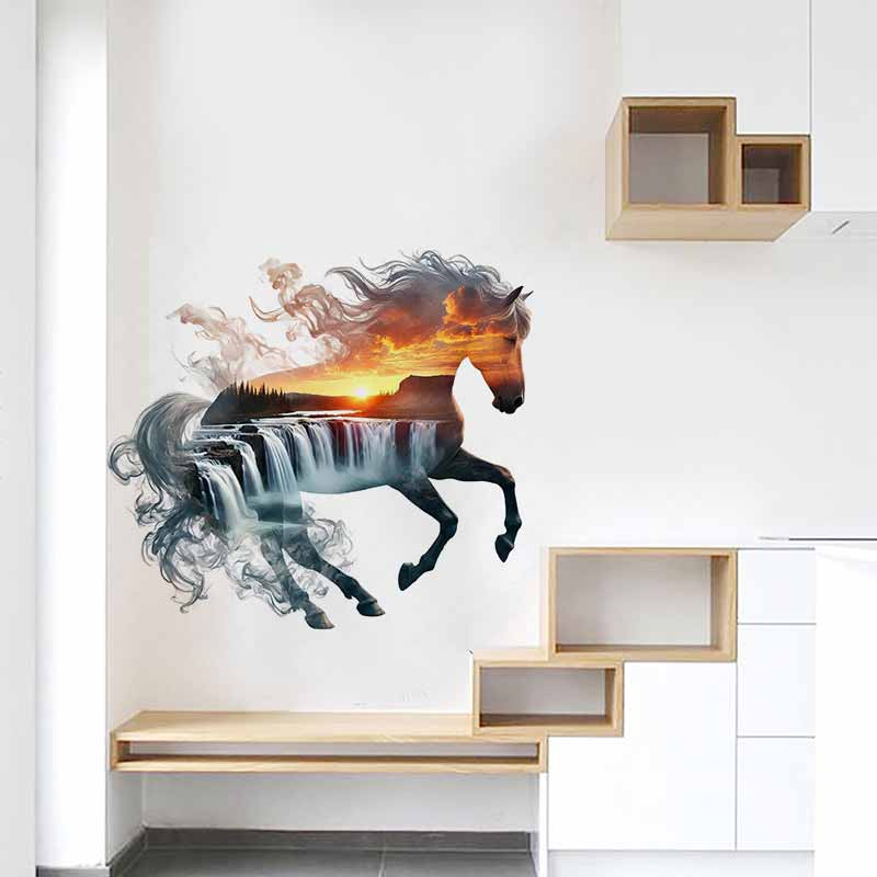 Majestic Horse Nature Stickers - đánh giá và giá Pvc Panel Background