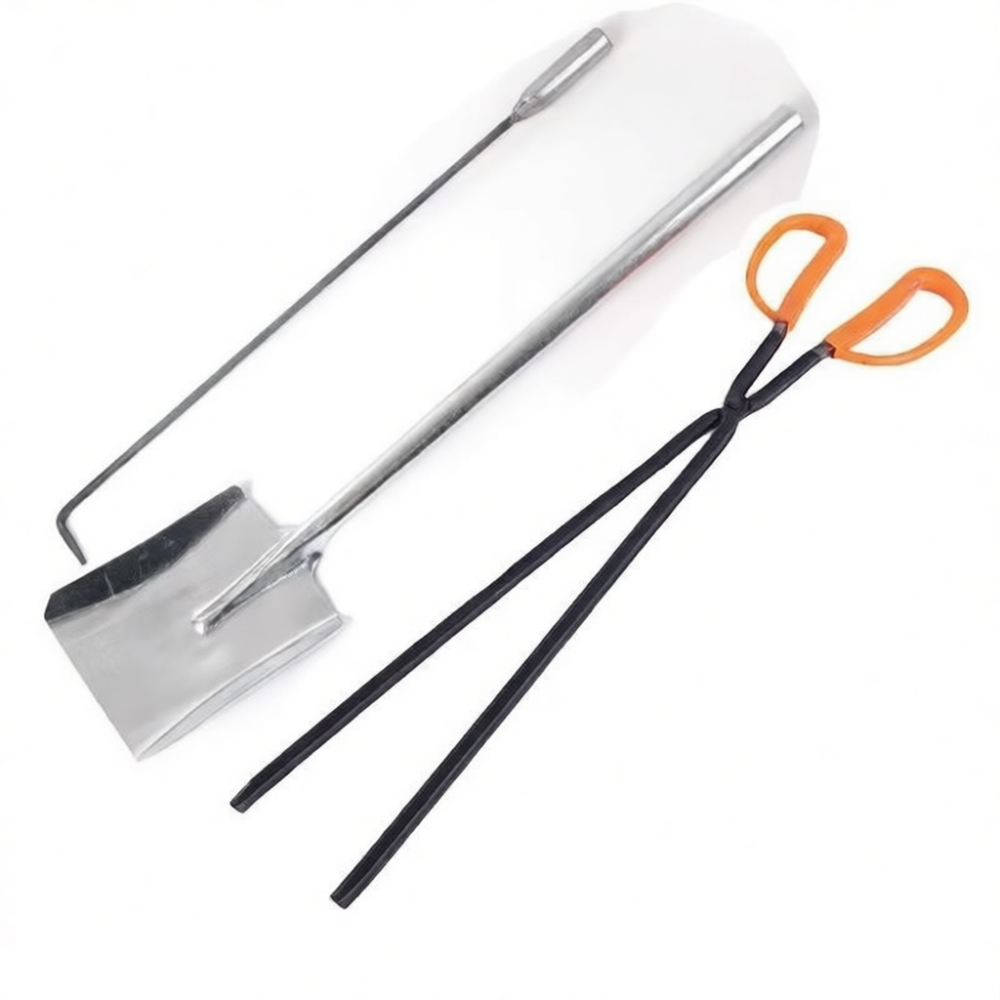 Fireplace Cleaning Kit Stainle - đánh giá và giá Feeding Tong Stainless
