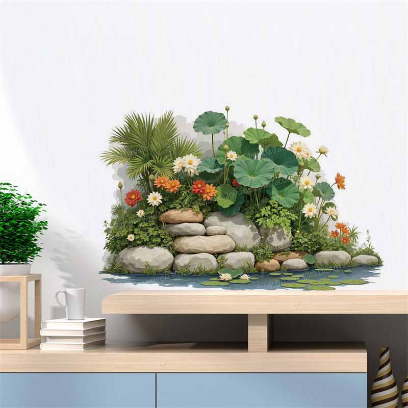 Tropical Plant Flower Tree Wal - đánh giá và giá Pvc Panel Background