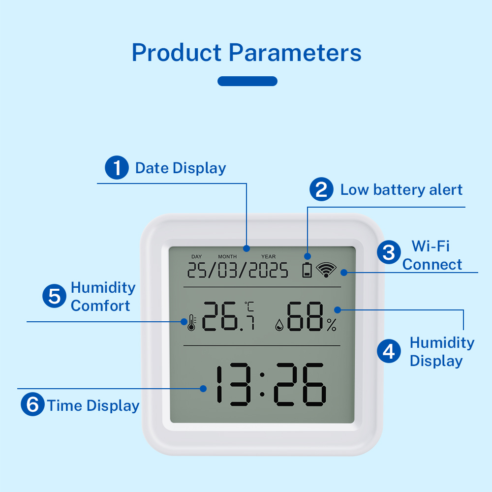 Tuya WIFI Temperature Humidity - đánh giá và giá Digital Hygrometer Probe